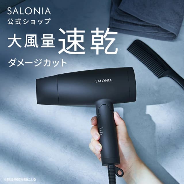 SALONIA スピーディーイオンドライヤー SL-013